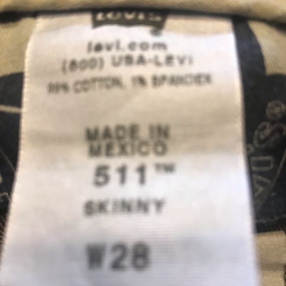LEVIS skinny 511 Shorts - Picture 6 of 6